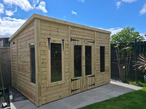 12x8 Pent Summer House