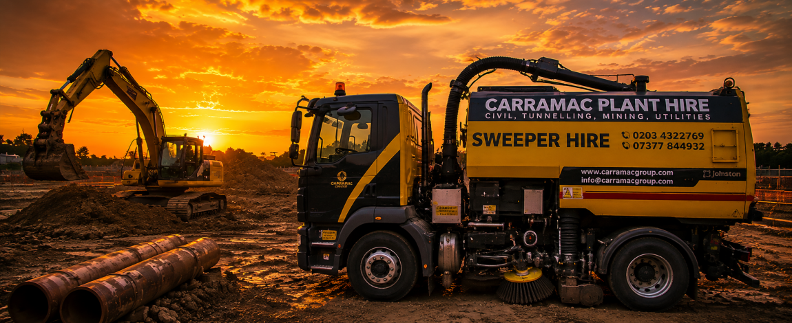 Carramac  | Civil Engineering | Plant Hire | Utilities  | Civil Engineering Berkshire | Tunnels and Shafts | Road Sweeper Hire UK 