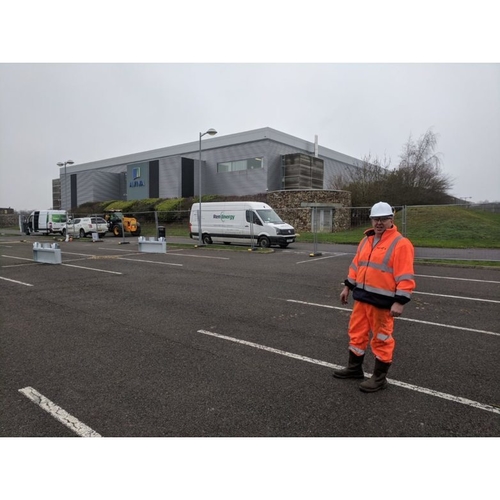 Solar Carport Foundation