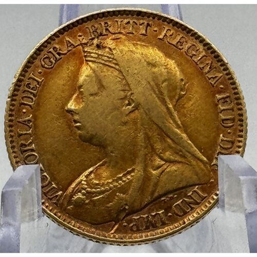 1898 Queen Victoria gold half sovereign