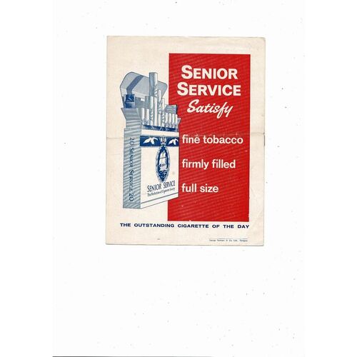 1962 Hearts v Kilmarnock Scottish League Cup Final Football Programme