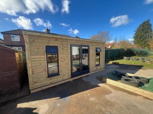 18x8 Pent Summer House