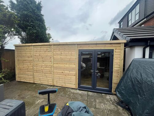 #PVC081 20x10 Pent Summer House