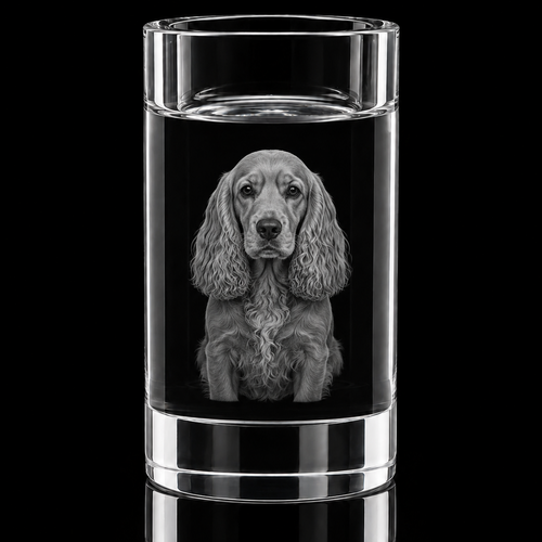 Tall Bute 3D Crystal Tea Light – 100 × 60 × 60 mm