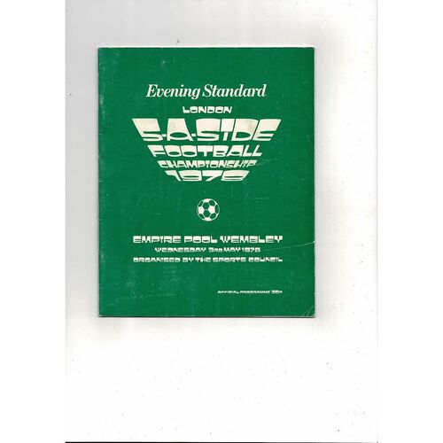 1977 London Five a side Football Programme