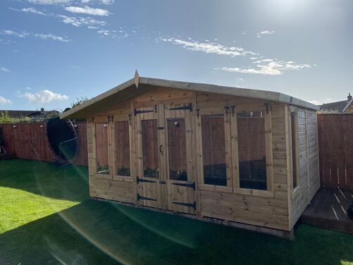 #SHA083 14x10 Apex Summer House