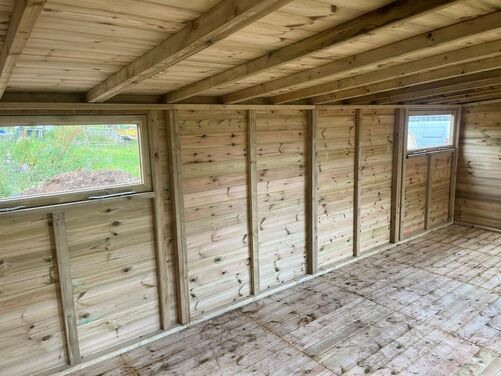 #P076 20x10 Pent Shed