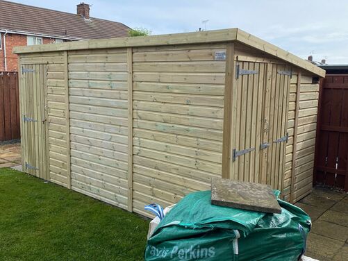 #P069 14x8 Pent Shed