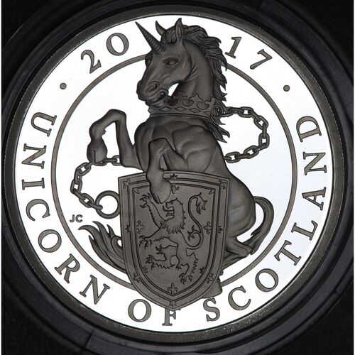 Queen beasts silver proof FDC 2017 ‘The Unicorn of Scotland’ coin