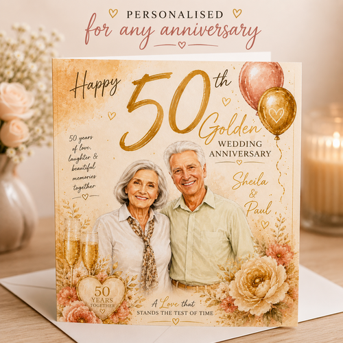 Photo Anniversary Cards