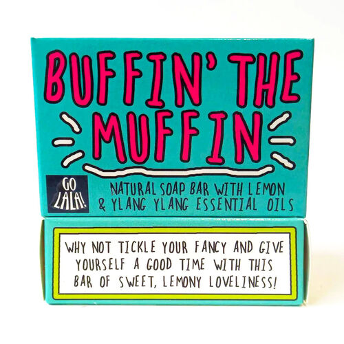 Buffin' the Muffin Soap Lemon & Ylang Ylang Funny Gift