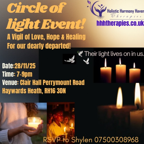 Circle of Light,  Honouring loved ones through hope, healing & community