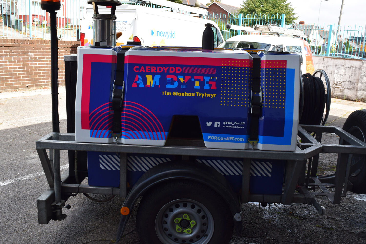 FOR Cardiff - Steam Cleaner Trailer