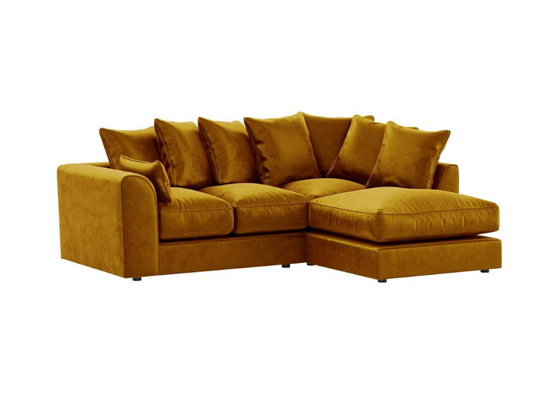 DYLAN CORNER SOFA IN PLUSH VELVET