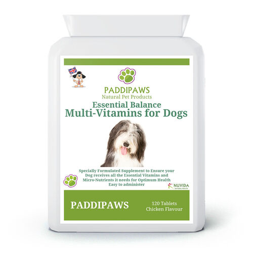 Multi-Vitamins for Dogs -120 Chicken Flavour Tablets