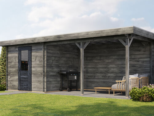 250cm x 250cm + 400cm Veranda