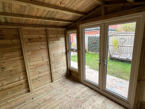 #PVC069 10x8 Apex Summer House