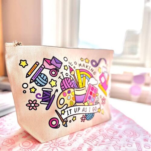 Making It Up As I Go - Craft Pouch