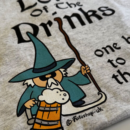 'The Lord of The Drinks' Adults Tee