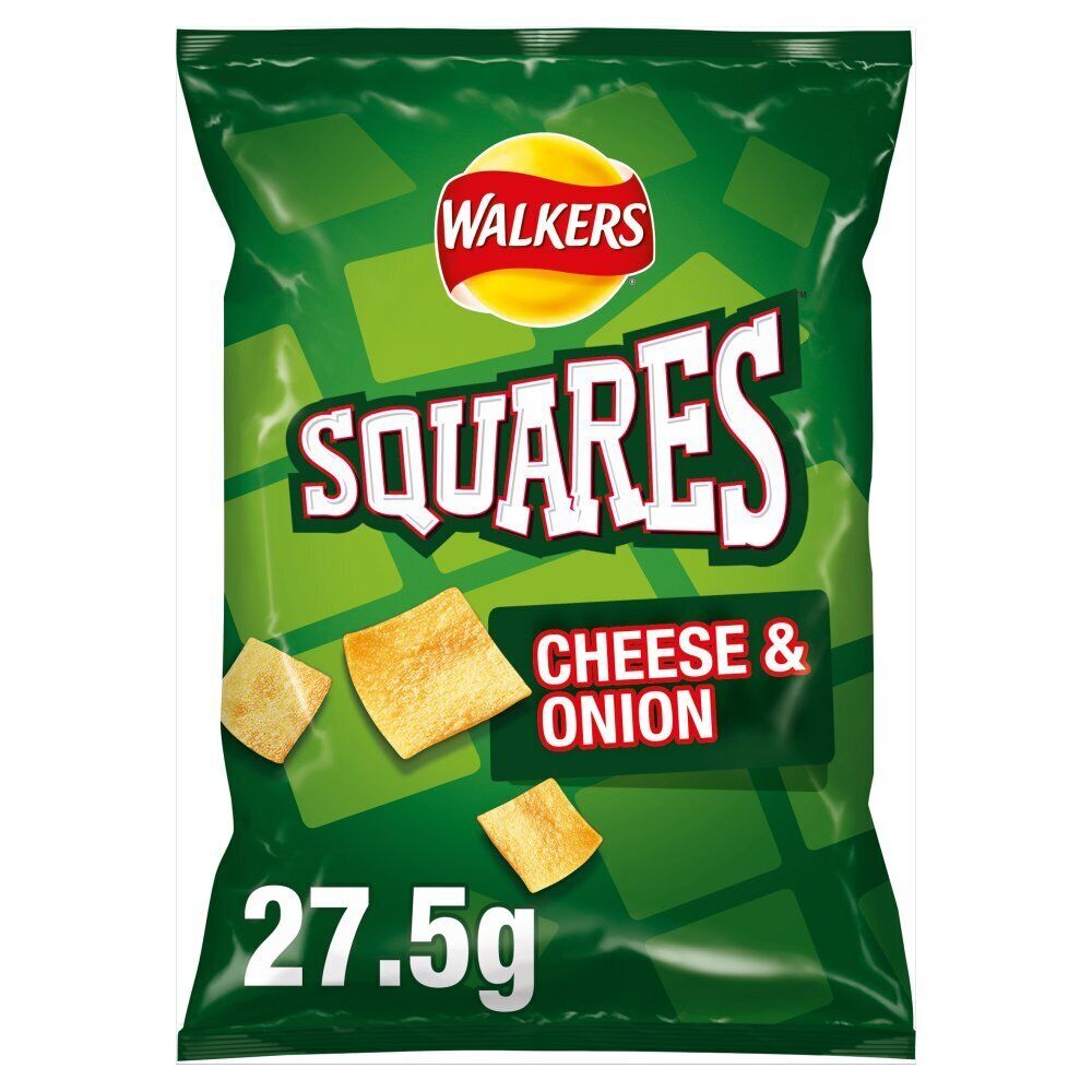 Walkers Squares Cheese & Onion