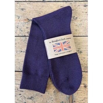 Bradford Sock Co - Thin Wool Purple