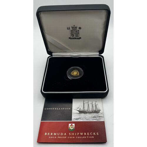 2006 Royal mint Constellation Bermuda shipwrecks gold coin