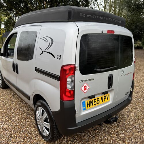 2009 Romahome R10 Solo Citroen Nemo Camper Van - 1 Lady Owner 13.8yrs - 54k miles