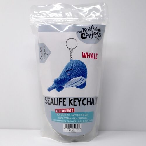 Knitty Critters Sealife Keyrings - Whale