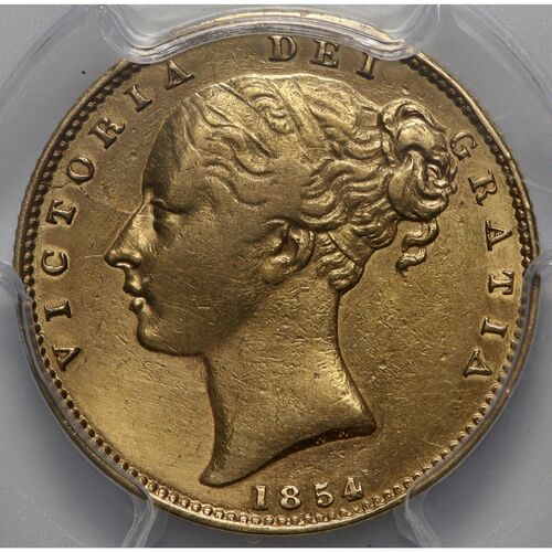 1854 Queen Victoria full gold sovereign