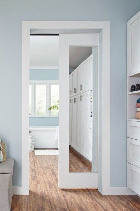 Mirror Pocket Doors | Barn Doors UK | Barn Door Hardware UK | Sliding Barn Doors
