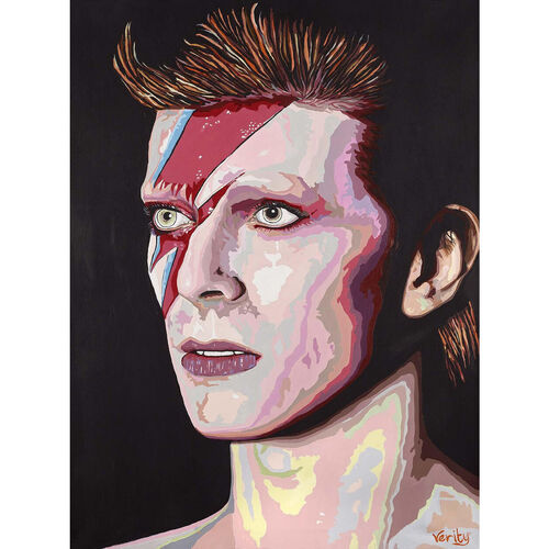 Original David Bowie Painting by Sue Verity