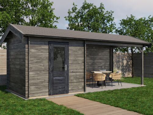 250cm x 250cm + 400cm Veranda