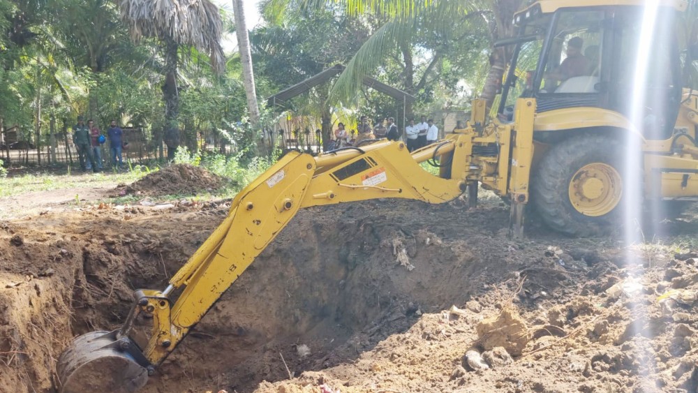 புதுக்குடியிருப்பில் புலிகளின் புதையலை தேடி அகழ்வு பணி