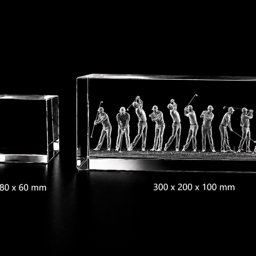 Arran Ultra VIP Mega 3D Crystal Block – 300×100×100mm