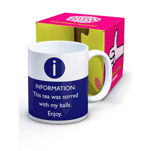 Funny Mug Stirred With My Balls