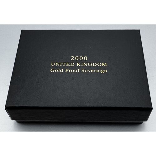 FDC 2000 gold proof full gold sovereign