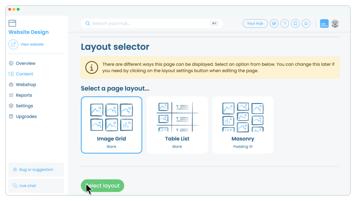 How to add and manage an image gallery | Webfactory Support | Webfactory