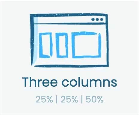 New 3-column layout options