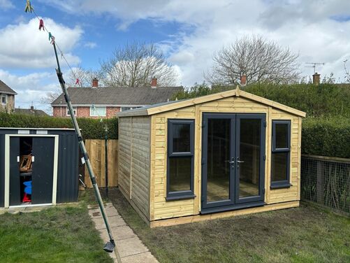 #PVC054 12x10 Apex Summer House