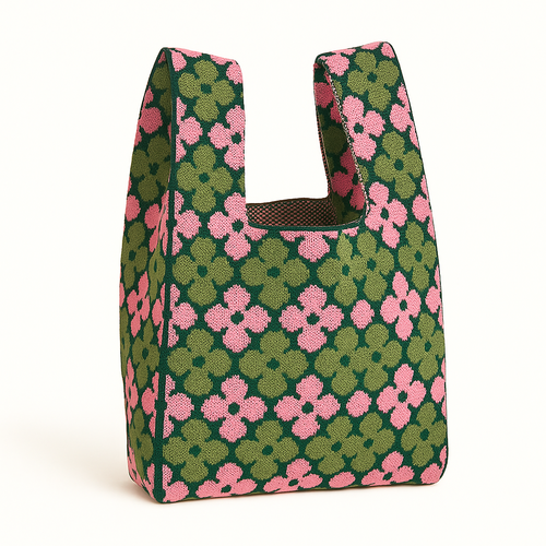 Mini Bloom Knit Bag