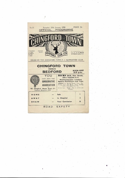More Football Programmes listed today