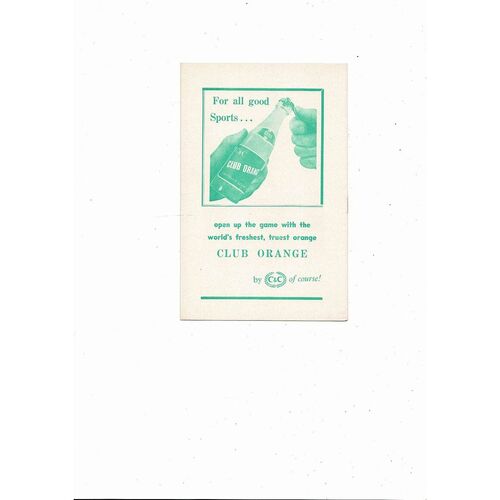 1968 Republic of Ireland v Poland Football Programme