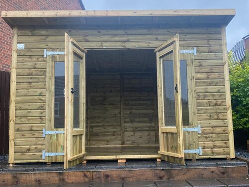 #SHP051 12x8 Pent Summer House