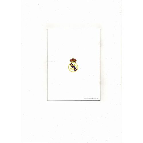 Real Madrid v Porto European Cup Football Programme 1987/88