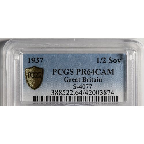 Desirable 1937 King George V1 full gold sovereign