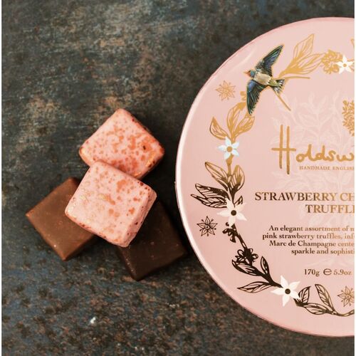 Holdsworth Strawberry Champagne Truffles 170g