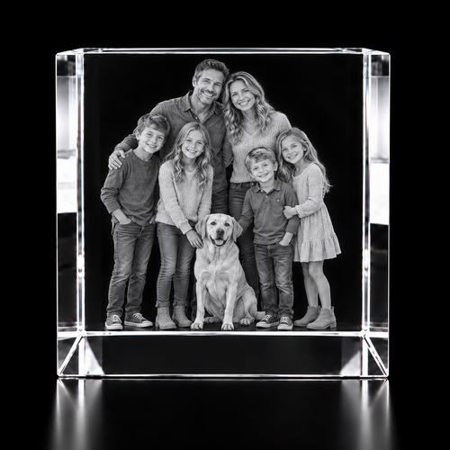 Exclusive GIGA 3D Crystal Block – 200 × 200 × 125 mm