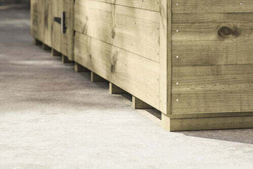 Premium Pent Potting Shed 6x8 (Single Door)