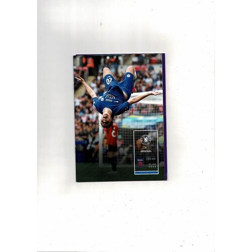 2022/23 Chelsea v Arsenal Womens Super League Football Programme