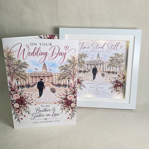 Personalised Wedding Venue Frame